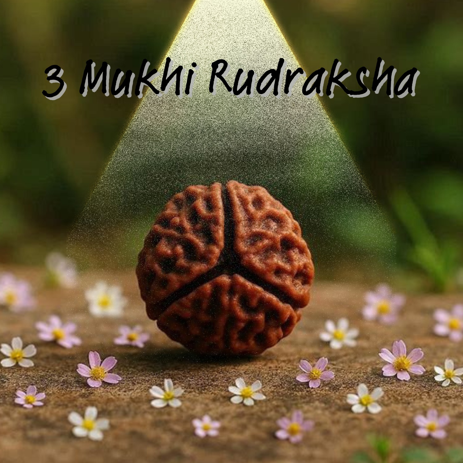 Three Mukhi Rudraksh