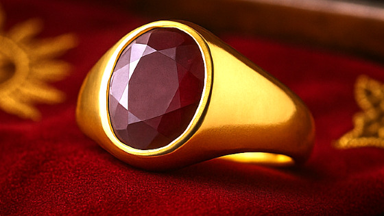Ruby (Manikya) Panchdhatu Ring | Lab certified | Adjustable Ring
