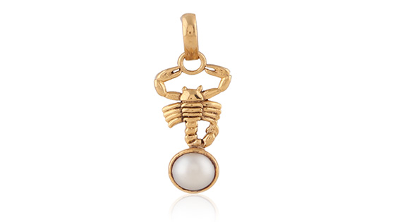 Pearl /Moti Panchdhatu Pendant with Chain