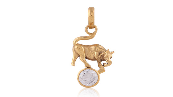 Zircon/Pendant Panchdhatu with Chain