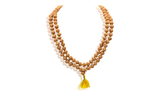 Chhah Mukhi Rudraksha Mala, 10mm (108 Beads)