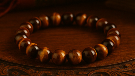 Tiger-Eye Bracelet (Natural Gemstone)