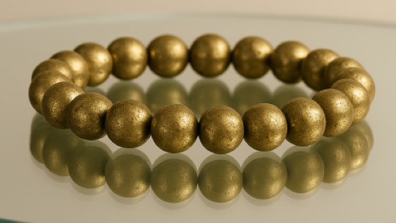 Raw Pyrite Bracelet